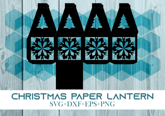 Christmas Paper Lantern Series 0441: A 3D SVG Review
