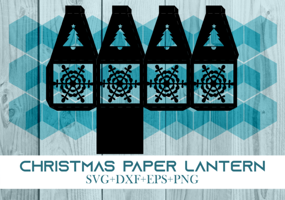 Christmas Paper Lantern Series 0790: A 3D SVG Review